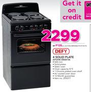 Defy 4 Solid Plate STOVE DSS514