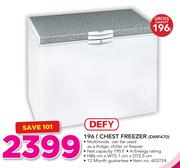 Defy 196Ltr Chest Freezer DMF470