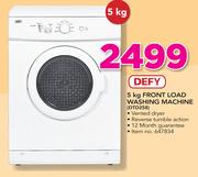Defy 5Kg Front Load Washing Machine DTD258