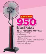 Russell Hobbs 40cm Pedestal Mist Fan