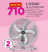 Logik 45cm Floor Fan