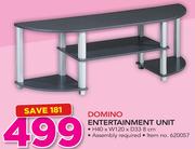 Domino Entertainment Unit H40 x W120 x D33.8cm