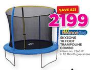Bounce King Skyzone 10 Foot Trampoline Combo