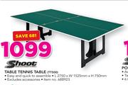 Shoot Table Tennis Table TT50-L2750 x W1525mm x H750mm