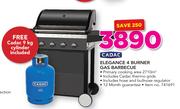 Cadac Elegance 4 Burner Gas Barbecue Free Cadac 9Kg Cylinder