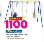 Bounce King Glide & Swing Set