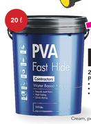 Homestead 20Ltr Fast Hide PVA Paint