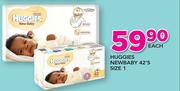 Huggies Newbaby 42's Size 1-Each