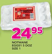 Notwane Eggs 1 5 Doz Size 1