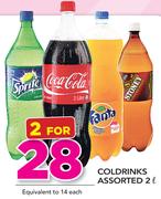 Cold Drinks Assorted-2x2Ltr