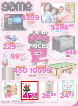 Game Lesotho : Nobody Beats Our Prices (9 Feb - 22 Feb 2017), page 1
