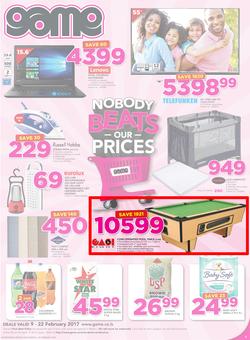 Game Lesotho : Nobody Beats Our Prices (9 Feb - 22 Feb 2017), page 1