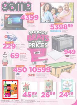 Game Lesotho : Nobody Beats Our Prices (9 Feb - 22 Feb 2017), page 1