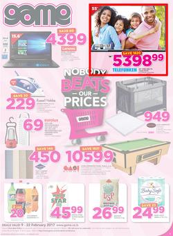 Game Lesotho : Nobody Beats Our Prices (9 Feb - 22 Feb 2017), page 1