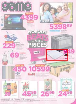 Game Lesotho : Nobody Beats Our Prices (9 Feb - 22 Feb 2017), page 1