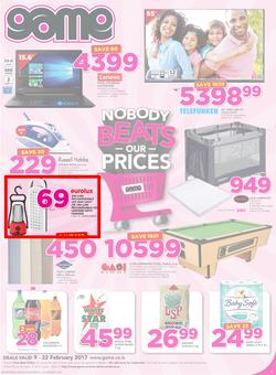 Game Lesotho : Nobody Beats Our Prices (9 Feb - 22 Feb 2017), page 1
