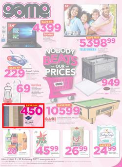 Game Lesotho : Nobody Beats Our Prices (9 Feb - 22 Feb 2017), page 1