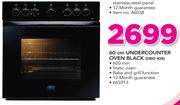 Defy 60Cm Undercounter Oven Black DBO458