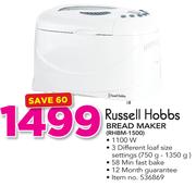 Russell Hobbs Bread Maker RHBM-1500