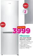 Hisense 299Ltr Bar Fridge Metalic H299BME