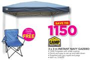 Camp Master 3x3m Instant Navy Gazebo