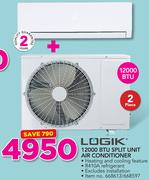 Logik 12000 BTU Split Unit Air Conditioner