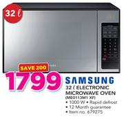 Samsung 32Ltr Electric Microwave Oven ME0113M1 XF