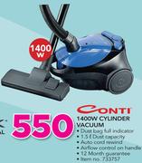 Conti 1400W Cylinder Vacuum