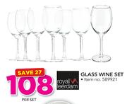 Royal Leerdam Glass Wine Set-Per Set