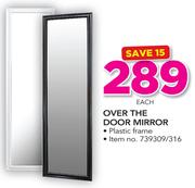 Over The Door Mirror-Each