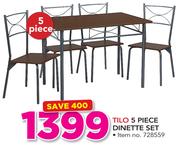 Tilo 5 Piece Dinette Set