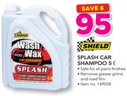 Shield Splash Car Shampoo-5Ltr