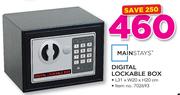 Mainstays Digital Lockable Box