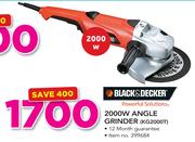 Black&Decker 2000W Angle Grinder KG2000T