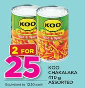 Koo Chakalaka Assorted-2x410g