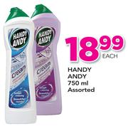 Handy Andy Assorted-750ml Each