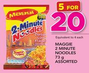 Maggie 2 Minute Noodles Assorted-5x73g