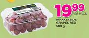 Marketside Grapes Red-500g Per Pack