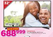 Smartech 32" HDR Digital LED TV S32