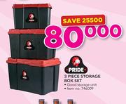Pride 3 Piece Storage Box Set