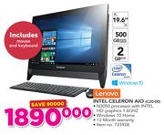 Lenovo Intel Celeron AIO C20-00 Includes Mouse & Keyboard