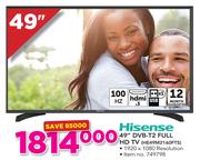 Hisense 49" DVB-T2 Full HD TV HE49M2160FTS