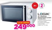 Logik 20Ltr Manual Microwave Oven P70H20L-SEW