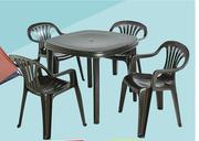 Antracite 90cm Ebony Table