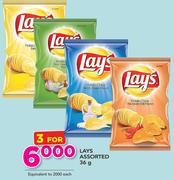 Lays Assorted-3x36g