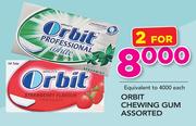 Orbit Chewing Gum Assorted-For 2