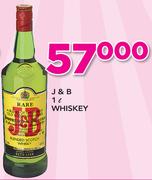 J&B Whiskey-1Ltr