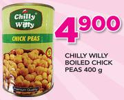 Chilly Willy Boiled Chick Peas-400g