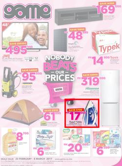 Game Malawi : Nobody Beats Our Prices (23 Feb - 8 Mar 2017), page 1