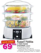 Russell Hobbs 3 Tier Food Steamer 10969